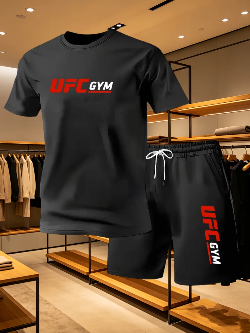 Men's Fashion T-shirt Shorts U - Running Gear For Men recension och pris