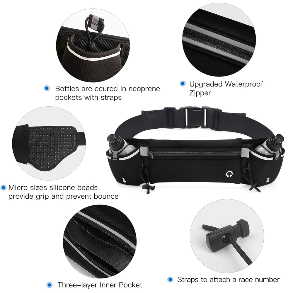 1PCS Running Belt with Water B - Running Gear To Hold Phone recension och pris